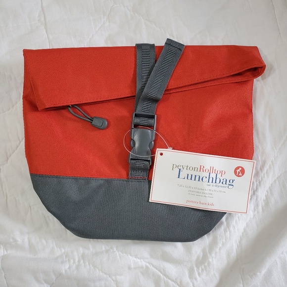 Pottery Barn Kids Bags Peyton Rolltop Lunchbag Nwt Poshmark